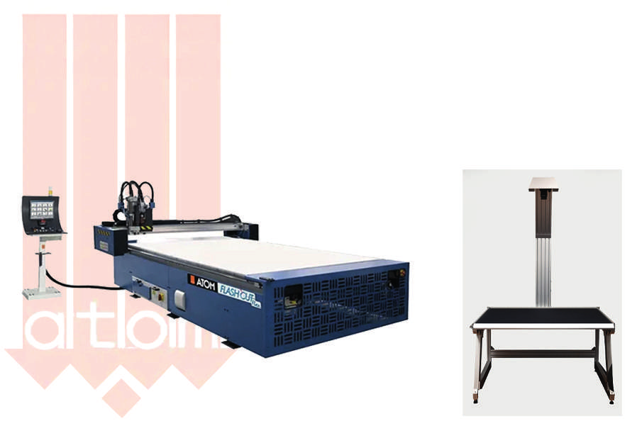 CNC rezací stroj ATOM FlashCut a profilový skener